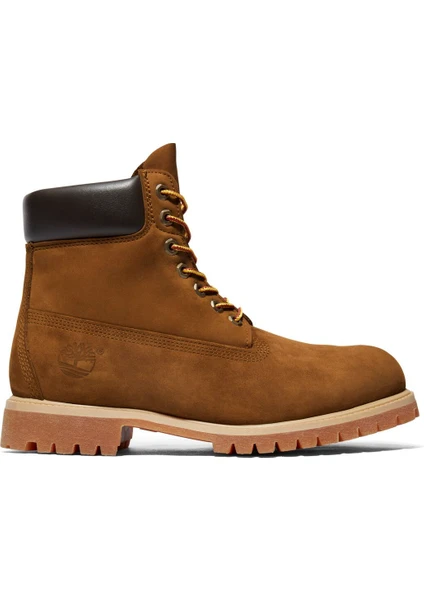 Timberland Erkek Bot (Outdoor) Tb 172066 Ebl1 Timberland Premium 6 Inch Lace Up Waterp Dark Wheat Nubuck